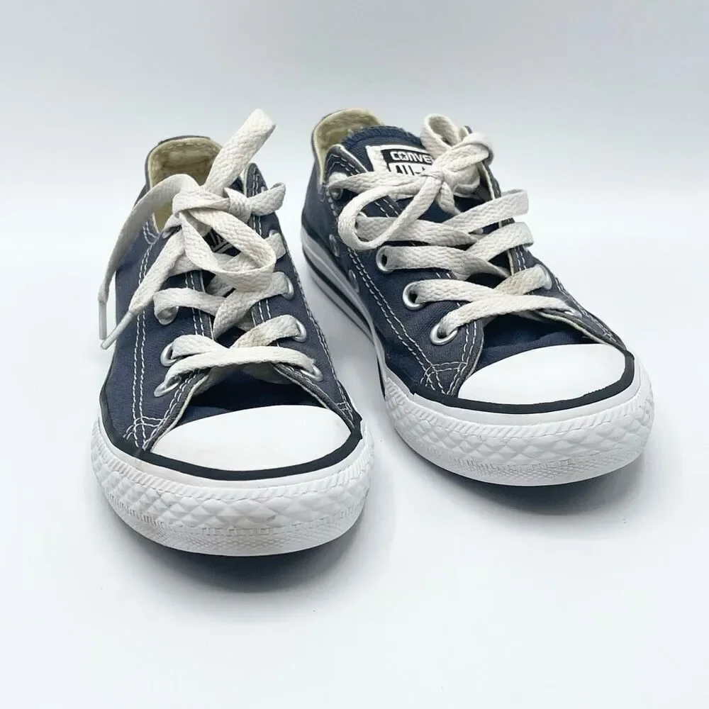 Converse All Star denim blue lace up sneakers - Kids US 13